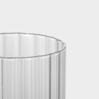 УЦЕНКА Кружка «Полоска», 320 мл, стекло, прозрачная - Фото 2
