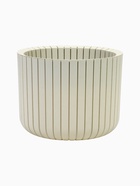 УЦЕНКА Кашпо 8 л d=25 см h=20 см «Шато», цвет белый ротанг - Фото 1