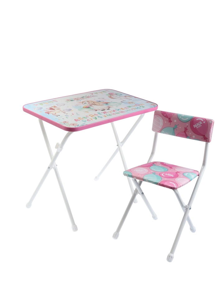 Комплект детской мебели, с единорогом, разборный, 3-7 лет - Фото 1