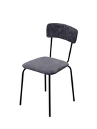 Стул Ника 8  СТ8-В/ГР графит/матовый черный - Фото 1