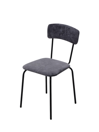 Стул Ника 8  СТ8-В/ГР графит/матовый черный
