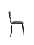 Стул Ника 8  СТ8-В/ГР графит/матовый черный - Фото 3