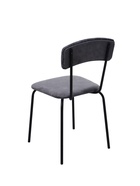 Стул Ника 8  СТ8-В/ГР графит/матовый черный - Фото 4