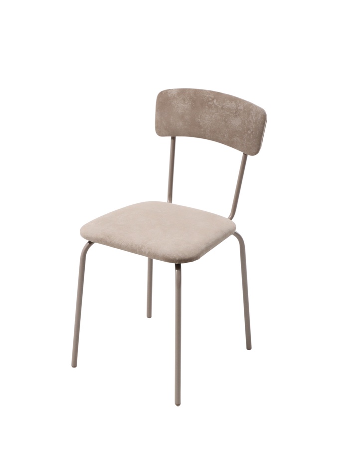 Стул Ника 8  СТ8-В/Л латте/бежевый металлик - Фото 1