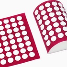 УЦЕНКА Аппликатор Кузнецова комплект, 144 колючки, спантекс, красный, 260×560 мм + валик 140×230 - Фото 4