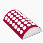 УЦЕНКА Аппликатор Кузнецова комплект, 144 колючки, спантекс, красный, 260×560 мм + валик 140×230 - Фото 6