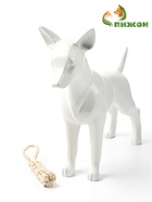 Игрушка для собак канатная, до 23 см, до 55 г, плетеная с ручкой - фото 809620325