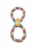 Игрушка для собак канатная «Восьмёрка», тренировочная, до 38 см, до 260 г - Фото 5