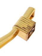 УЦЕНКА Ручка-скоба CAPPIO RSC018, цинк, м/о 128 мм, цвет золото - Фото 5