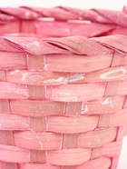 УЦЕНКА Корзина плетеная 13 х 13 х 9,5 см, ручка h=21 см, розовый - Фото 3