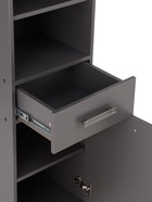 Шкаф - пенал для ванной комнаты «Пронто», 400×330×1850 мм, цвет графит - Фото 8