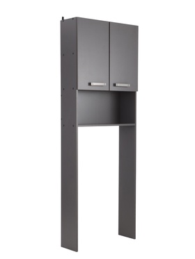 Стеллаж для ванной комнаты «Пронто», 660×230×1850 мм, цвет графит