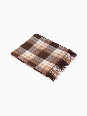 Плед VLADI home «Элис», размер 150×200 см, цвет бежевый, коричневый 11012275