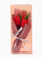 УЦЕНКА Букет из трех красных тюльпанов - Фото 5