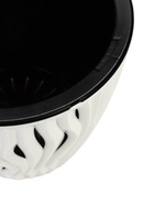 УЦЕНКА Кашпо со вставкой 3л d19,5см h16,5см "Вдохновение", цвет белый/черный - Фото 2