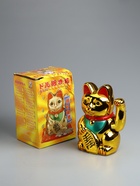 УЦЕНКА Маятник кот пластик «Манэки-нэко» h=21 см - Фото 6
