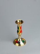 УЦЕНКА Подсвечник "Радуга" латунь, перламутр 7,5х7,5х14,5 см - Фото 3