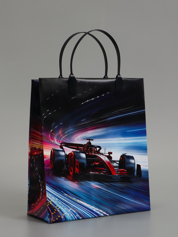 Пакет подарочный «Драйв», мягкий пластик, 23×27 см, 150 мкм