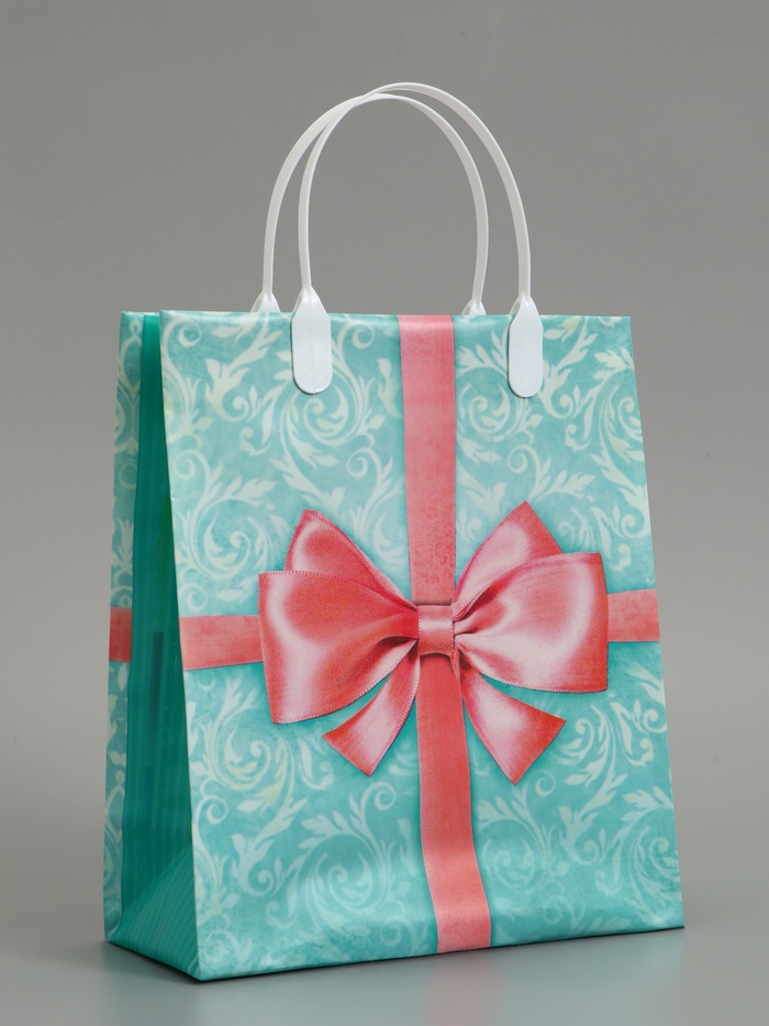 Пакет подарочный «Мальвина», мягкий пластик, 23×27 см, 150 мкм