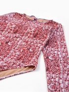 Купальник слитный женский SPF MINAKU, стрейч-сетка, размер 44 (M), принт жемчужный - Фото 2