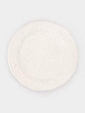 Тарелка Strawberry, d=25 см, фарфор, белая