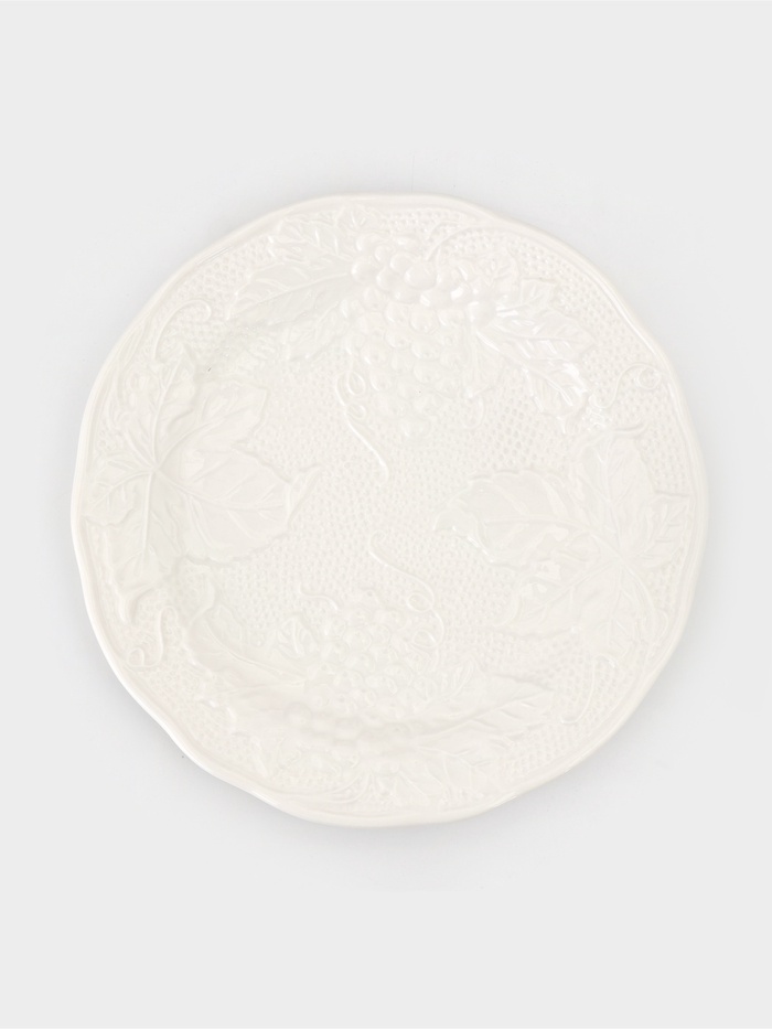 Тарелка Strawberry, d=25 см, фарфор, белая