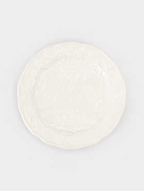 Тарелка Grape, d=20 см, фарфор, белая