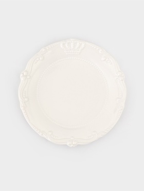 Тарелка Сrown, d=20 см, фарфор, белая