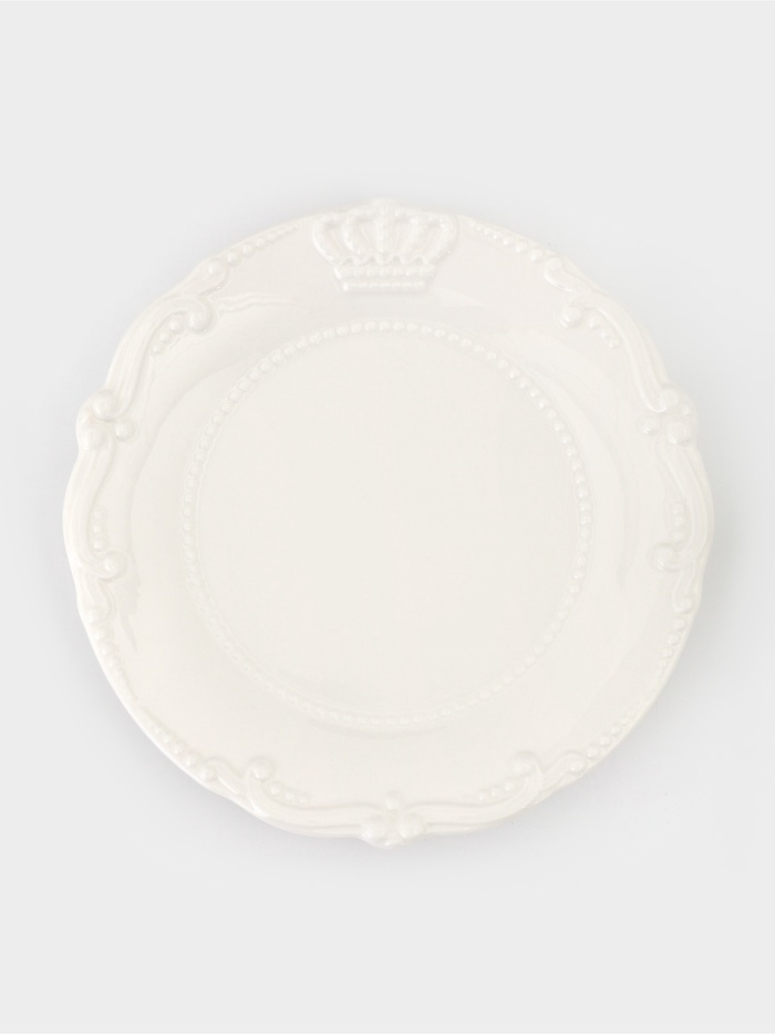Тарелка Сrown, d=15 см, фарфор, белая