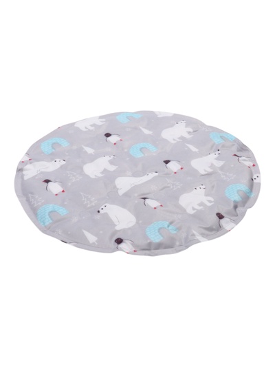 Коврик охлаждающий (гель), 45×45 см, серый