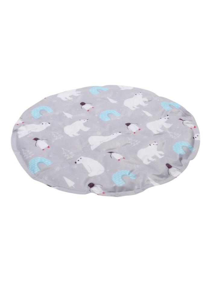 Коврик охлаждающий (гель), 45×45 см, серый - Фото 1