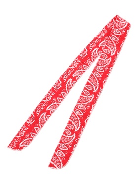 Бандана охлаждающая, полиэстер, гелевые шарики, красная