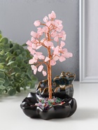 Подставка для благовоний «Карпы в фонтане у денежного дерева», 60 камней розовых, стелющийся дым, 7.5×9.5×16 см - фото 809620750