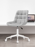 Компьютерное кресло «Честер», 500×600×810 мм, цвет светло-серый/белый - Фото 3