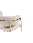 Стул для кухни Kamelia, на металлокаркасе, цвет бежевый/золотой - Фото 11