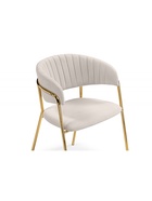 Стул для кухни Kamelia, на металлокаркасе, цвет бежевый/золотой - Фото 10