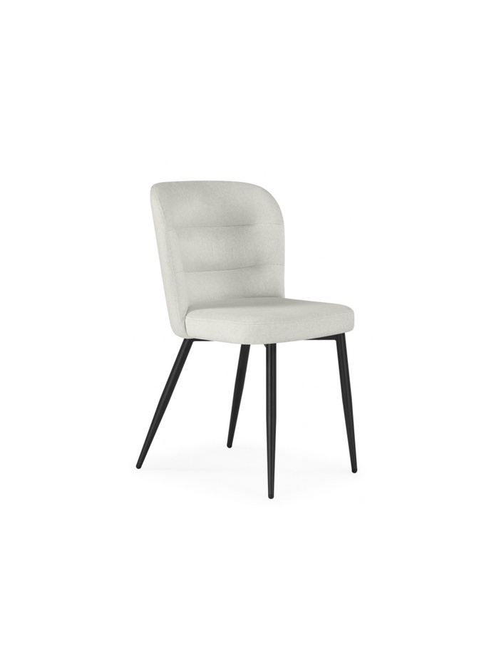 Стул для кухни Kilian, на металлокаркасе, цвет светло-бежевый/чёрный