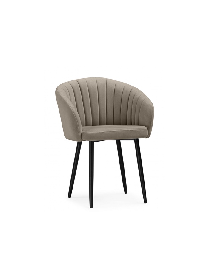 Стул мягкий «Моншау», на металлокаркасе, обивка marseille 13/чёрный