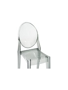 Стул пластиковый для кухни Victoria, цвет прозрачный серый - Фото 6