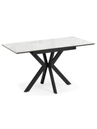 Стол кухонный керамический раздвижной «Гардинг», 1000(1300)×700×760 мм, цвет серый / черный - Фото 1