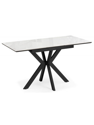 Стол кухонный керамический раздвижной «Гардинг», 1000(1300)×700×760 мм, цвет серый / черный