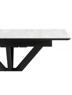 Стол кухонный керамический раздвижной «Гардинг», 1000(1300)×700×760 мм, цвет серый / черный - Фото 12