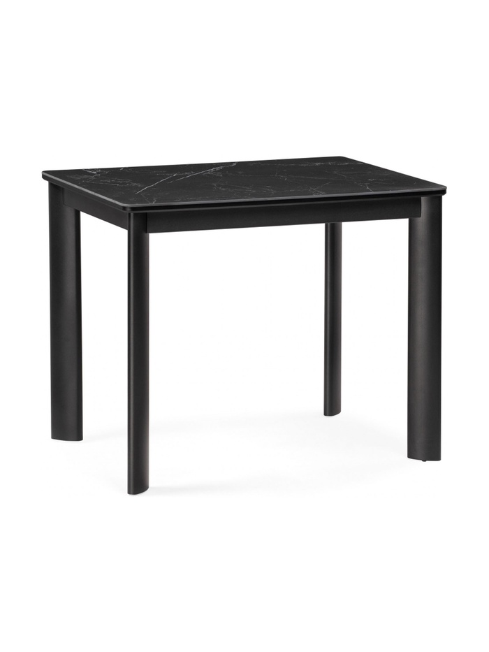 Стол кухонный керамический раздвижной «Кина», 900(1300)×650×760 мм, цвет черный