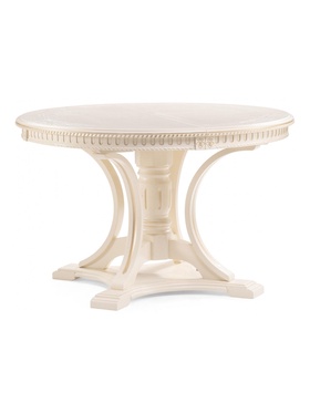 Стол кухонный деревянный раздвижной «Нозеан», 1200(1600)×1200×760 мм, цвет бежевый / золото