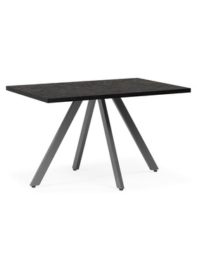 Стол кухонный деревянный раздвижной «Райн 32», 1160(1600)×770×770 мм, цвет малави / серый