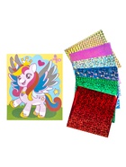 Аппликация фольгой «Единорог», 14×16.5 см, набор для творчества - Фото 3