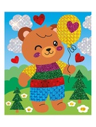 Аппликация фольгой «Медвежонок», 14×16,5 см, набор для творчества - Фото 2