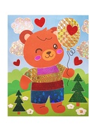 Аппликация фольгой «Медвежонок», 14×16,5 см, набор для творчества - Фото 7