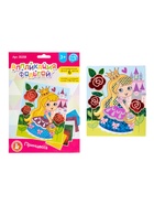 Аппликация фольгой «Принцесса», 14×16,5 см, набор для творчества - Фото 3