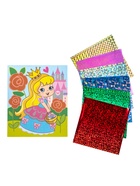 Аппликация фольгой «Принцесса», 14×16,5 см, набор для творчества - Фото 4